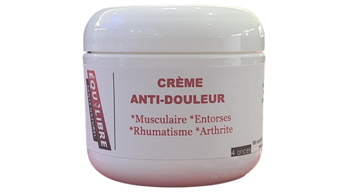 Crème anti-douleur (Musculaire, entorse, rhumatisme, arthrite)